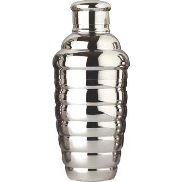 Three-piece Convex stainless steel cocktail shaker set with 12, 18 and... from ASI 55450 Franmara Inc