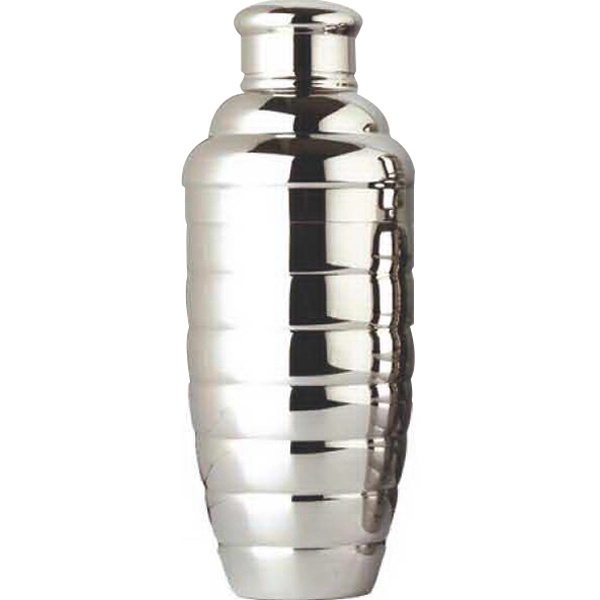 Three-piece Convex stainless steel cocktail shaker set with 12, 18 and... from ASI 55450 Franmara Inc