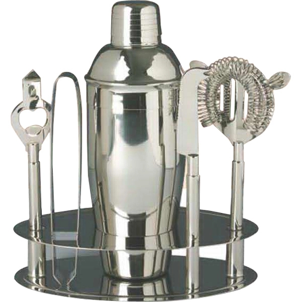 Six-piece 8 1/4" x 4 3/4" x 3" stainless steel cocktail... from ASI 55450 Franmara Inc