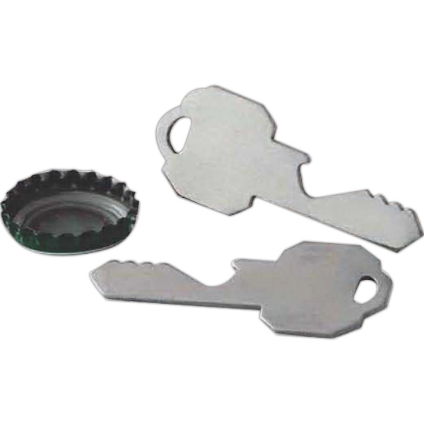 2 1/2" key-shaped stainless steel can and bottle opener. Attaches to... from ASI 55450 Franmara Inc