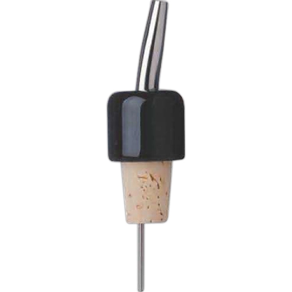 4 7/8" x 7/8" marble bottle pourer with stainless steel spout,... from ASI 55450 Franmara Inc