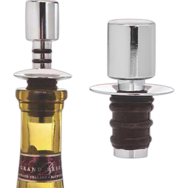 Bottle stopper / pourer. Stainless steel.... from ASI 55450 Franmara Inc
