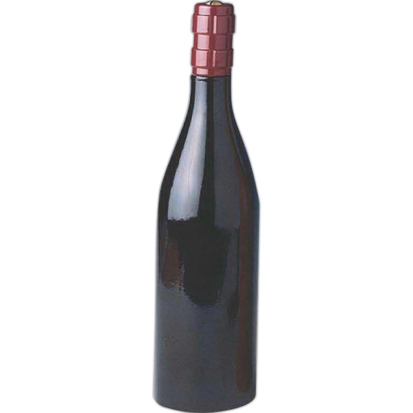 11 5/8" Burgundy hardwood wine bottle-shaped pepper mill with non-toxic finish.... from ASI 55450 Franmara Inc