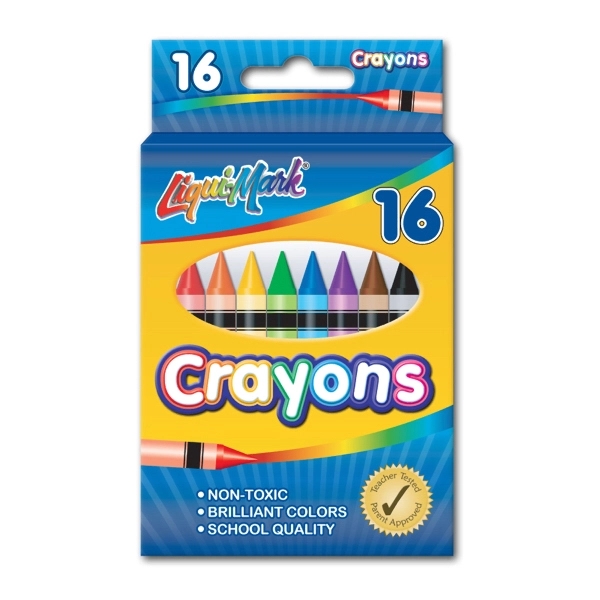 16 Pack Crayons - Assorted Colors... from ASI 67675 Liqui-Mark Corp
