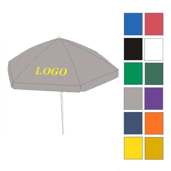 90" diameter market umbrella great for patios and decks; with aluminum... from ASI 30442 Above & Beyond Advertising Products / PromoAdLine