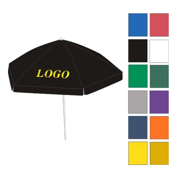 90" diameter market umbrella great for patios and decks; with aluminum... from ASI 30442 Above & Beyond Advertising Products / PromoAdLine