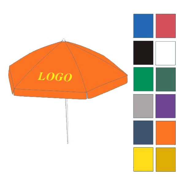 90" diameter market umbrella great for patios and decks; with aluminum... from ASI 30442 Above & Beyond Advertising Products / PromoAdLine