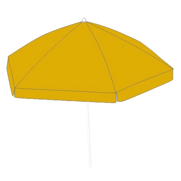Round market patio umbrella with aluminum and steel frame.... from ASI 30442 Above & Beyond Advertising Products / PromoAdLine