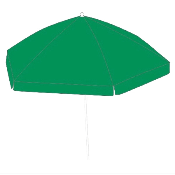 Round market patio umbrella with aluminum and steel frame.... from ASI 30442 Above & Beyond Advertising Products / PromoAdLine