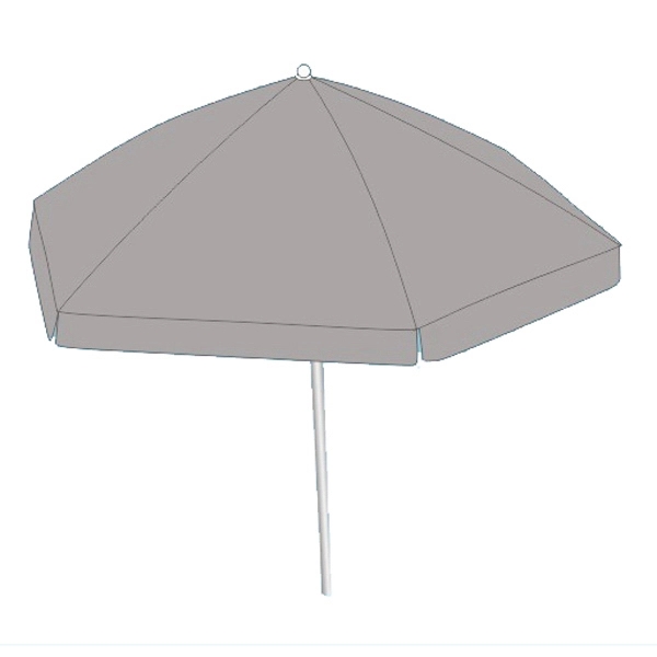 Round market patio umbrella with aluminum and steel frame.... from ASI 30442 Above & Beyond Advertising Products / PromoAdLine