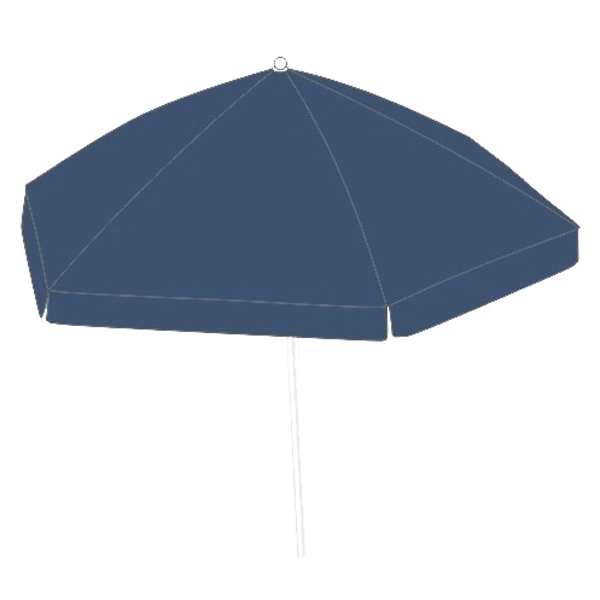 Round market patio umbrella with aluminum and steel frame.... from ASI 30442 Above & Beyond Advertising Products / PromoAdLine