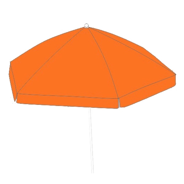 Round market patio umbrella with aluminum and steel frame.... from ASI 30442 Above & Beyond Advertising Products / PromoAdLine