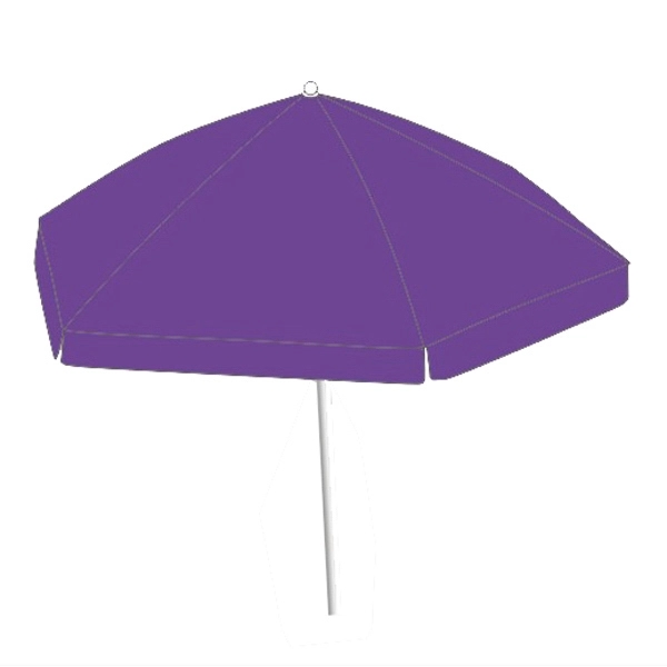 Round market patio umbrella with aluminum and steel frame.... from ASI 30442 Above & Beyond Advertising Products / PromoAdLine