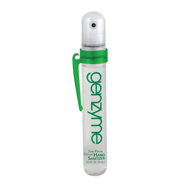 Sani-Pen 2 Hand Sanitizer Spray w/Clip, Light Citrus