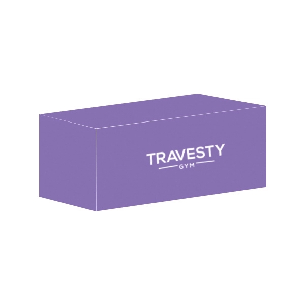 8 foot flat fitted tablecloth.... from ASI 30442 Above & Beyond Advertising Products / PromoAdLine