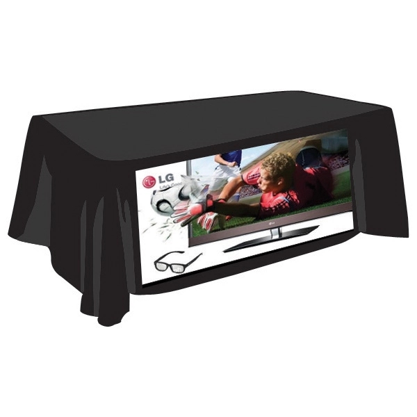 6' draped table throw with customization.... from ASI 30442 Above & Beyond Advertising Products