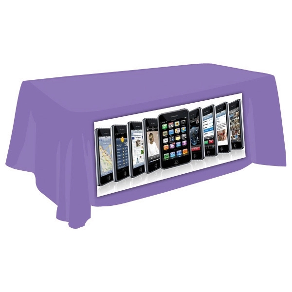 6' draped table throw with customization.... from ASI 30442 Above & Beyond Advertising Products