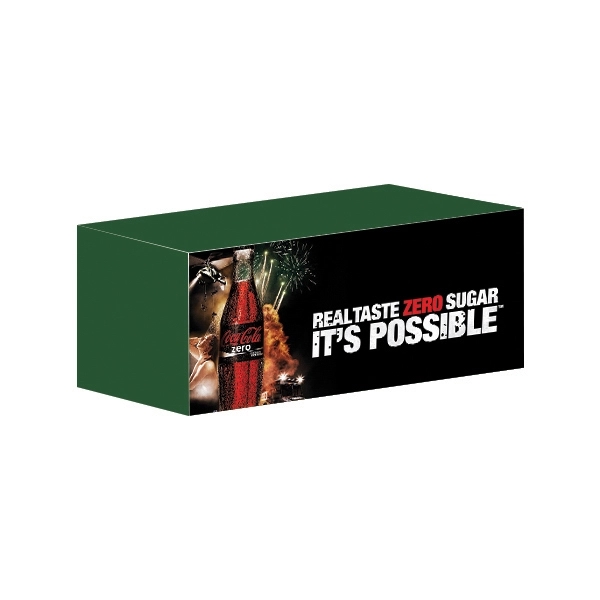 8 Ft. Full Table Cover Fitted with Zipper Back... from ASI 30442 Above & Beyond Advertising Products / PromoAdLine