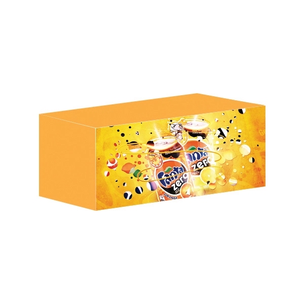 8 Ft. Full Table Cover Fitted with Zipper Back... from ASI 30442 Above & Beyond Advertising Products / PromoAdLine