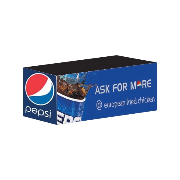 8 ft. draped table cover with digitally printed front and sides.... from ASI 30442 Above & Beyond Advertising Products / Above & Beyond