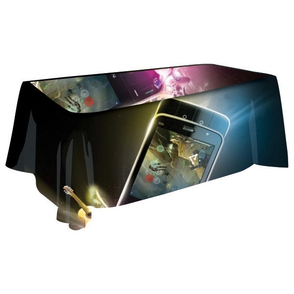 8 foot tablecloth with full digital printing.... from ASI 30442 Above & Beyond Advertising Products