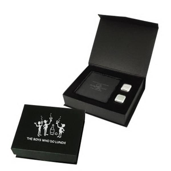 COASTERS AND ICE CUBES IN GIFT BOX... from ASI 98766 Yanlee Trading Co Ltd / Delite Promotional Products