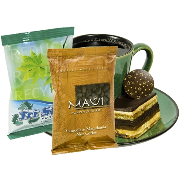 Perfect pot custom printed gourmet coffee packages, 10-12 cups.... from ASI 82351 Richard's Gourmet Coffee Co / Richard's (R) Gourmet Coffee