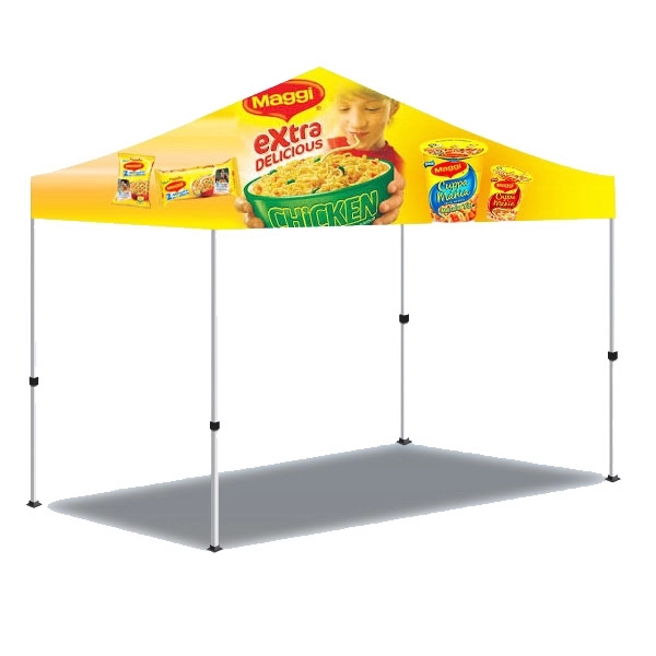 5' x 5' canopy/tent with full digital printing.... from ASI 30442 Above & Beyond Advertising Products