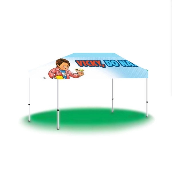 10' x 15' custom printed pop-up tent/canopy with full digital graphics.... from ASI 30442 Above & Beyond Advertising Products
