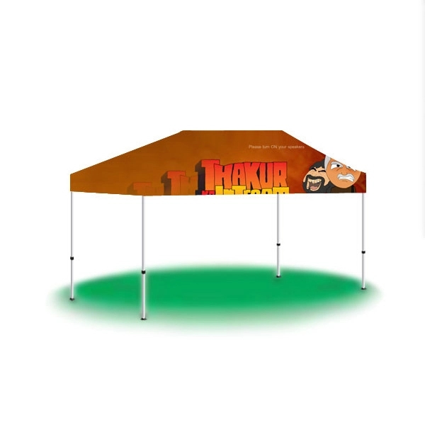 10' x 15' custom printed pop-up tent/canopy with full digital graphics.... from ASI 30442 Above & Beyond Advertising Products