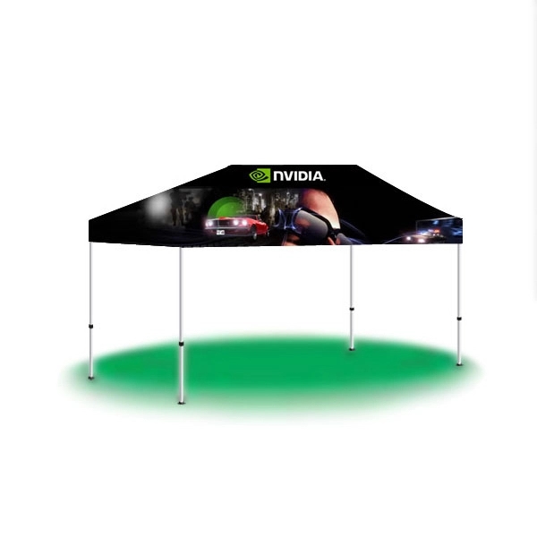 10' x 15' custom printed pop-up tent/canopy with full digital graphics.... from ASI 30442 Above & Beyond Advertising Products
