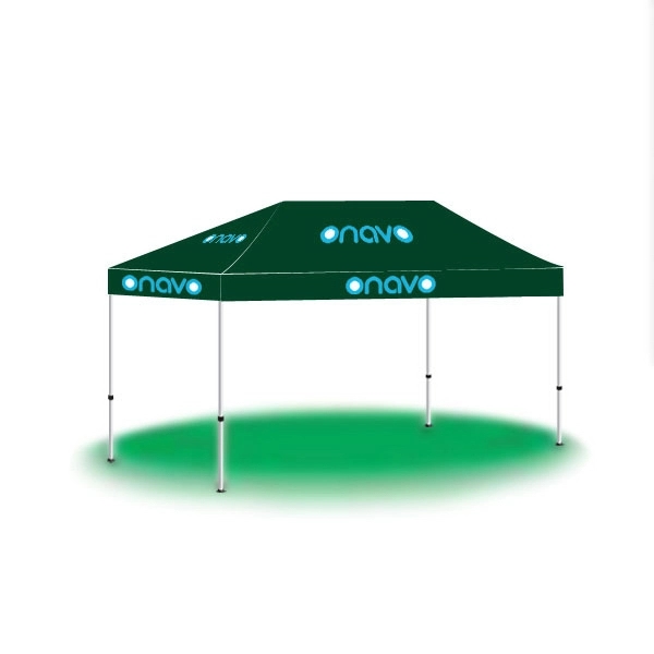 10' x 15' custom pop-up printed tent/canopy with 2 color imprinting.... from ASI 30442 Above & Beyond Advertising Products