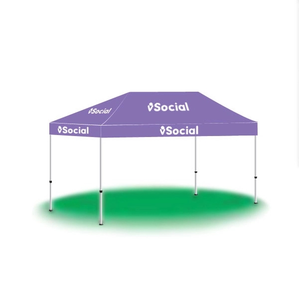 10' x 15' custom made printed tent/canopy.... from ASI 30442 Above & Beyond Advertising Products