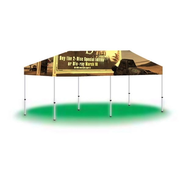 10' x 20' custom pop-up tent/canopy with full digital printing.... from ASI 30442 Above & Beyond Advertising Products
