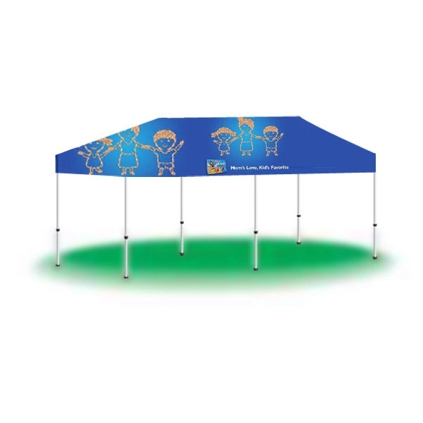 10' x 20' custom pop-up tent/canopy with full digital printing.... from ASI 30442 Above & Beyond Advertising Products