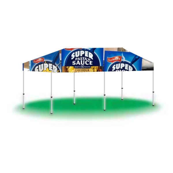 10' x 20' custom pop-up tent/canopy with full digital printing.... from ASI 30442 Above & Beyond Advertising Products