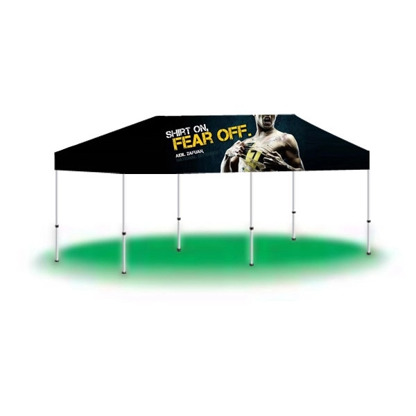 10' x 20' custom pop-up tent/canopy with full digital printing.... from ASI 30442 Above & Beyond Advertising Products