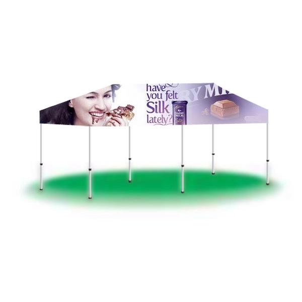 10' x 20' custom pop-up tent/canopy with full digital printing.... from ASI 30442 Above & Beyond Advertising Products