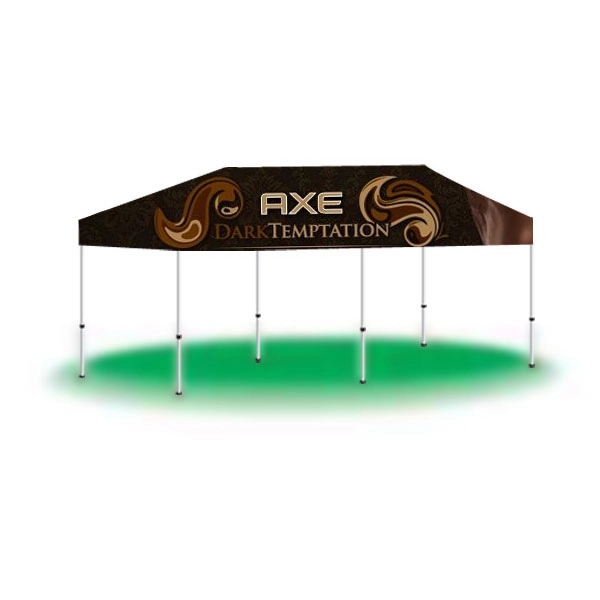 10' x 20' custom pop-up tent/canopy with full digital printing.... from ASI 30442 Above & Beyond Advertising Products