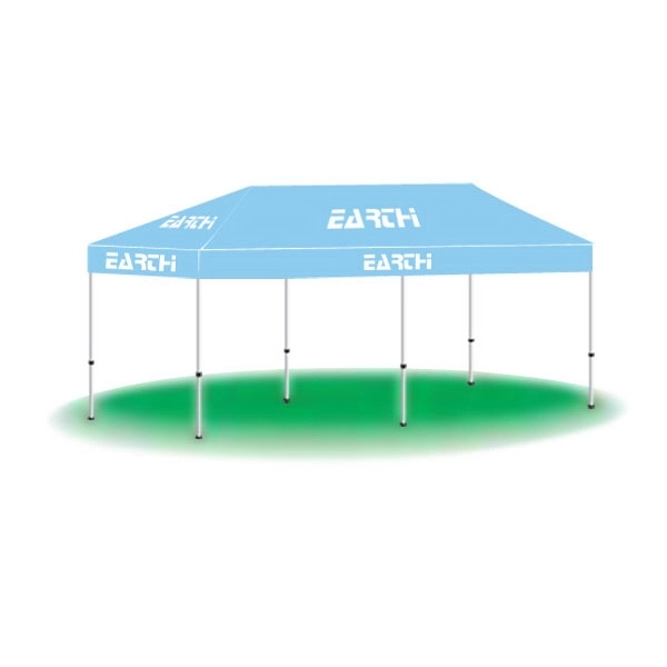 10' x 20' custom printed pop-up tent/canopy with one color imprinting.... from ASI 30442 Above & Beyond Advertising Products