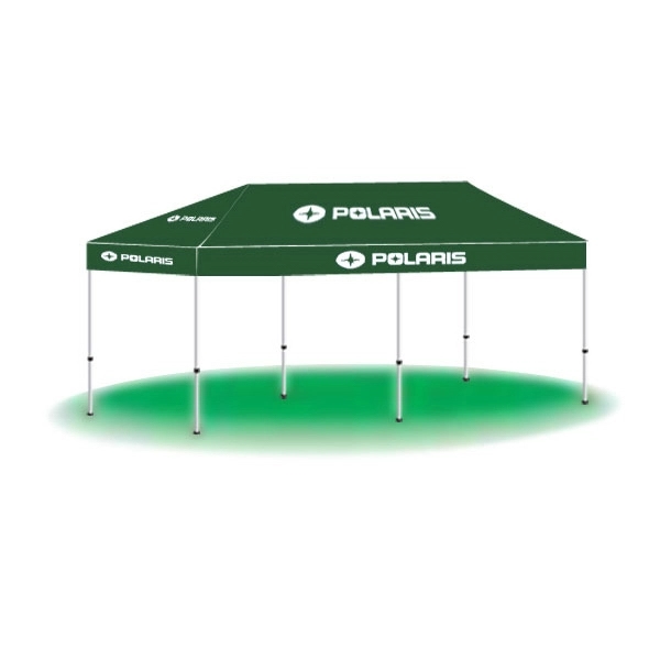 10' x 20' custom printed pop-up tent/canopy with one color imprinting.... from ASI 30442 Above & Beyond Advertising Products