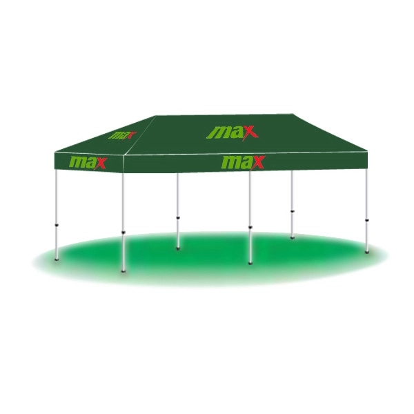 10' x 20' custom printed tent/canopy with 2 color imprinting.... from ASI 30442 Above & Beyond Advertising Products