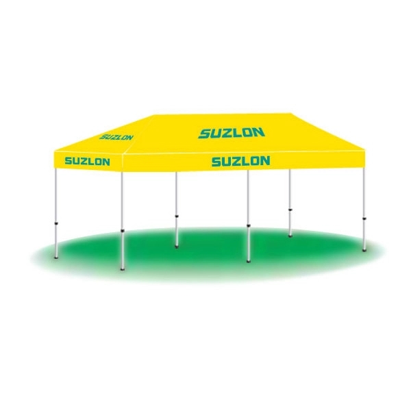 10' x 20' custom printed pop-up tent/canopy with one color imprinting.... from ASI 30442 Above & Beyond Advertising Products