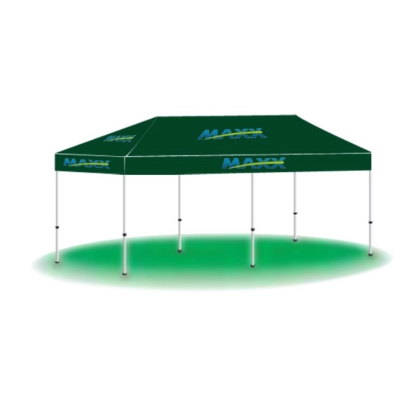10' x 20' custom printed tent/canopy with 2 color imprinting.... from ASI 30442 Above & Beyond Advertising Products