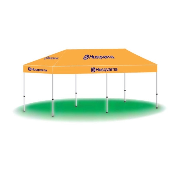 10' x 20' custom printed pop-up tent/canopy with one color imprinting.... from ASI 30442 Above & Beyond Advertising Products