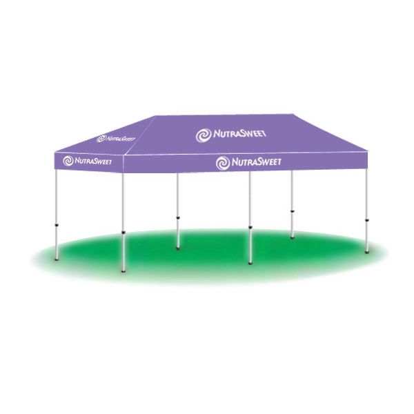 10' x 20' custom printed pop-up tent/canopy with one color imprinting.... from ASI 30442 Above & Beyond Advertising Products