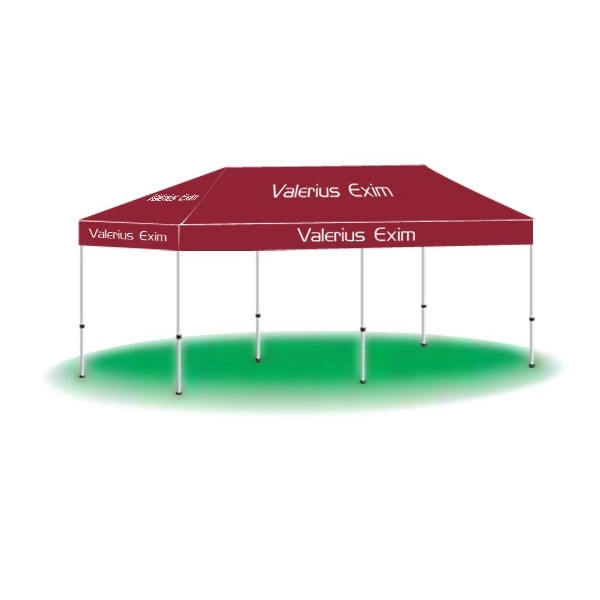 10' x 20' custom printed pop-up tent/canopy with one color imprinting.... from ASI 30442 Above & Beyond Advertising Products