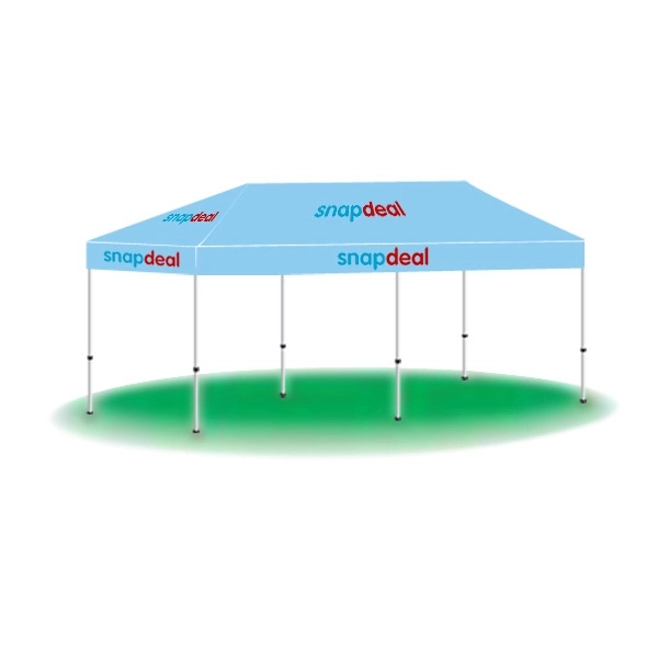 10' x 20' custom printed tent/canopy with 2 color imprinting.... from ASI 30442 Above & Beyond Advertising Products