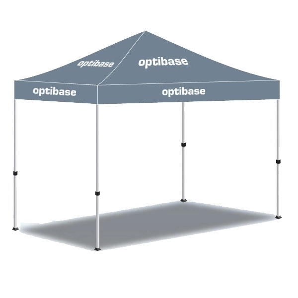 10 foot x 10 foot personalized logo vinyl canopy tent.... from ASI 30442 Above & Beyond Advertising Products