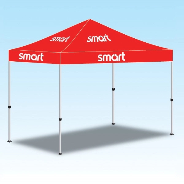 10 foot x 10 foot personalized logo vinyl canopy tent.... from ASI 30442 Above & Beyond Advertising Products